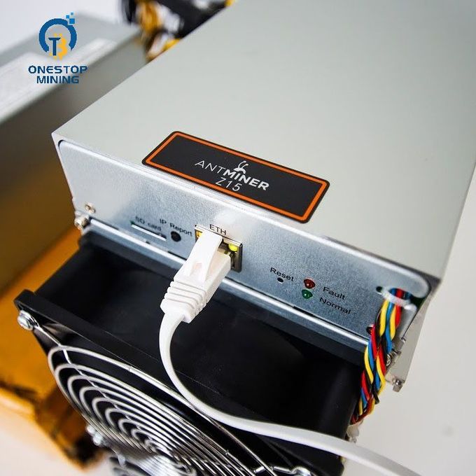 Crypto Antminer Z15 420Ksol/S Asic Bitmain μηχανή μεταλλείας ανθρακωρύχων Blockchain ZEC 2