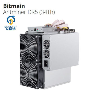 Νόμισμα Antminer Dr5 34th/S Decred Minerstat Dcr Bitmain που εξάγει 175x279x238MM