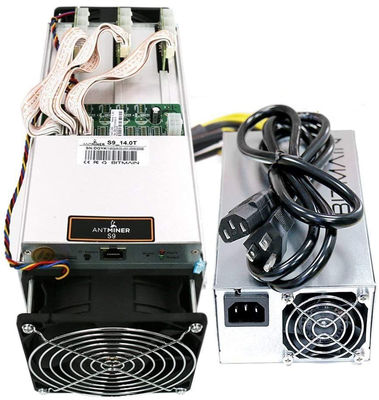 Χρησιμοποιημένο ανανεωμένο Bitmain Antminer S9 13,5 Th/S Sha 256 ανθρακωρύχος 78dB Bitcoin