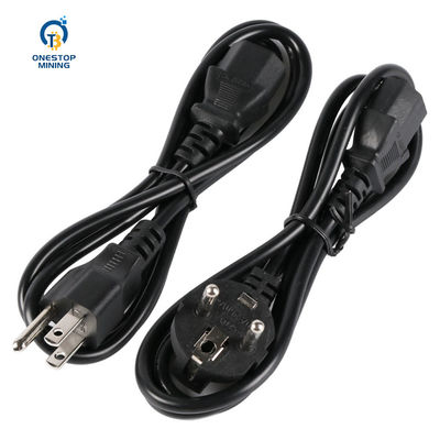 καλώδια σκοινιών μερών PSU ανθρακωρύχων 1.5m 1.8m 2m Asic για τον ανθρακωρύχο ηλεκτρονικής