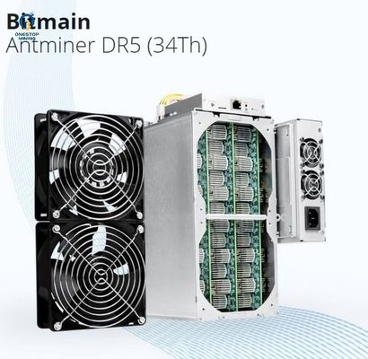 35ο DCR Decred Bitmain Crypto Blake256r14 υλικού μεταλλείας Antminer DR5 34th/S