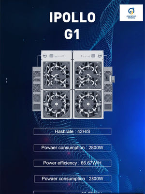 G1 μίνι από τη λίμνη Asic μεταλλείας νομισμάτων χαμόγελου Ipollo 2800W 40G/S