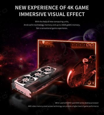 Τυχερό παιχνίδι Radeon Rx 6800 Msi κάρτα γραφικών Xt 16gb Gddr6 Oc για το PC τυχερού παιχνιδιού