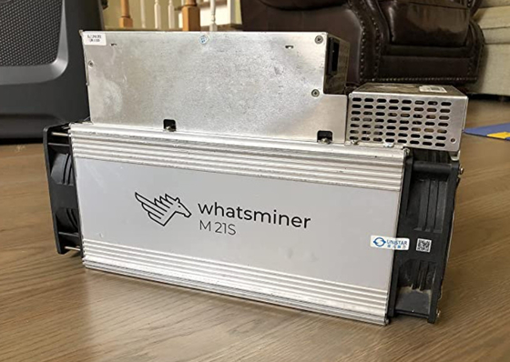 Χρησιμοποιημένες μηχανές μεταλλείας Whatsminer M21S 58T Btc από δεύτερο χέρι στο απόθεμα