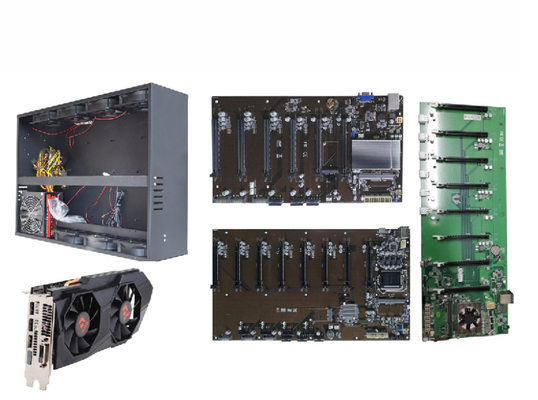 Ανθρακωρύχος 8 Gtx 1660 Gpus Gigabyte Tj 6Gb εγκατάσταση γεώτρησης Asic ανθρακωρύχων Ethereum καρτών γραφικών