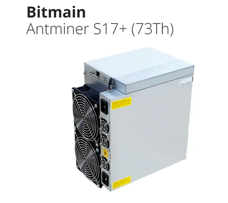 Μηχανή μεταλλείας Antminer S17+ 70T 73T 74T 76T Asic Bitmain BTC Bitcoin